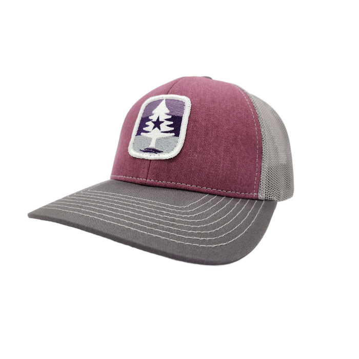 Mauve Stripe 7 Trucker Hat