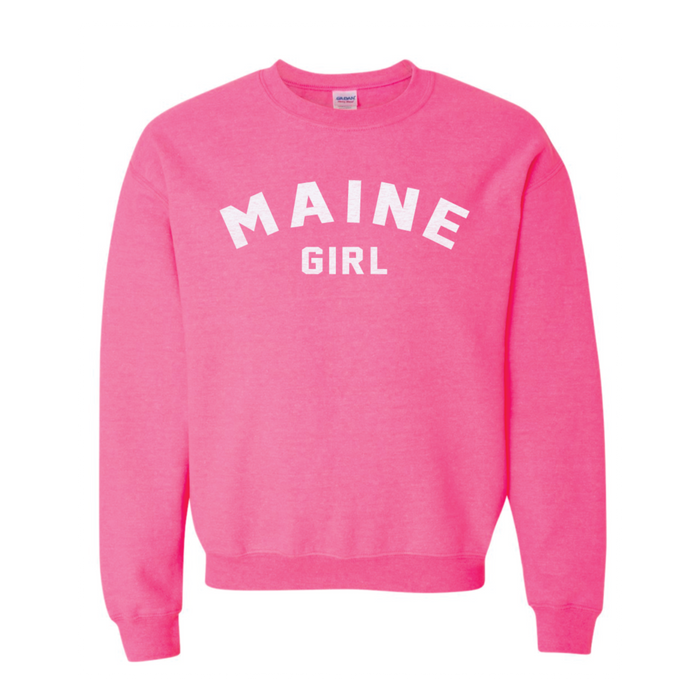 Youth Maine Girl Crewneck