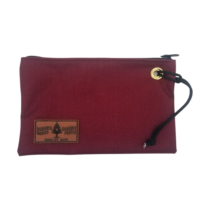 Rogue Life Maine Zipper Pouch Large with Leather Patch