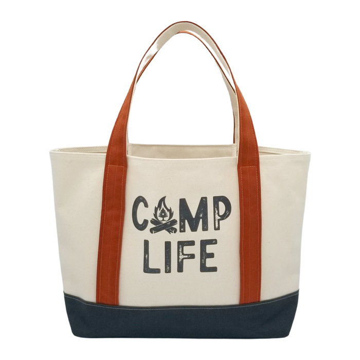 Camp Life Large Tote