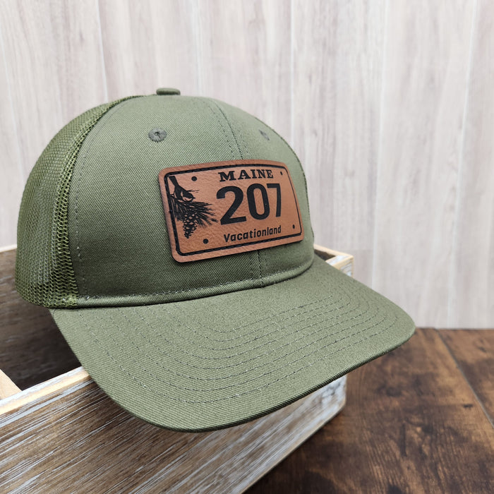 207 License Plate Trucker Hat