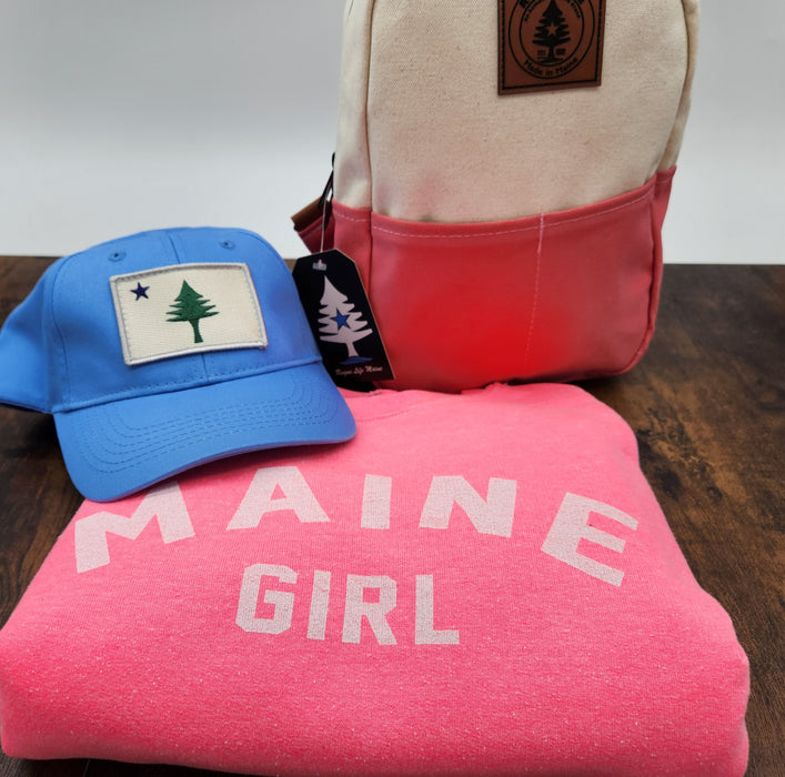 Youth Maine Girl Crewneck