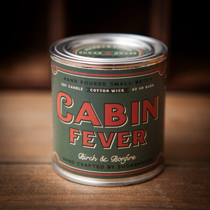 Cabin Fever 8oz Paint Can Candle