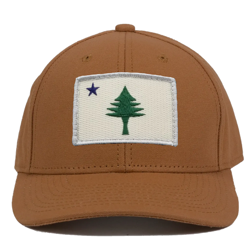 ME Flag Patch Trucker Hat SHOP ROGUE WEAR Hats Duck-Brown
