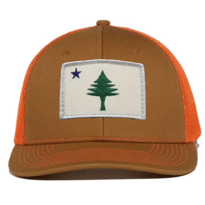 ME Flag Patch Trucker Hat