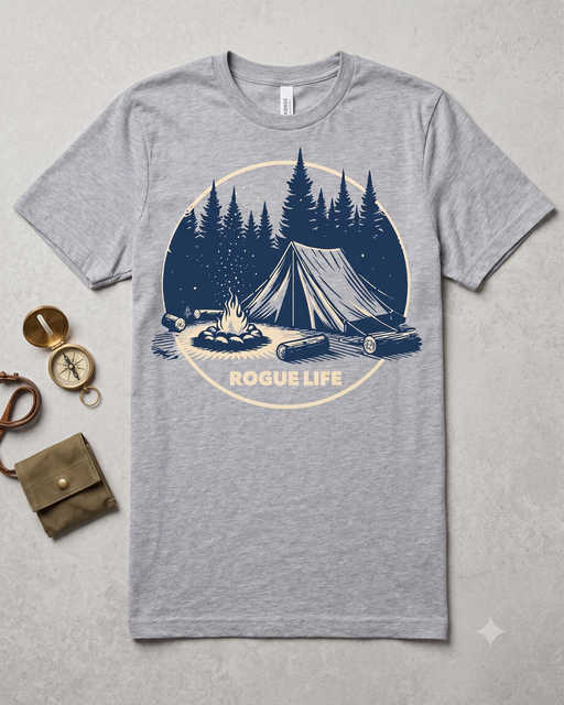 Live the Rogue Life Campsite T-Shirt ROGUE LIFE Co. T-shirt
