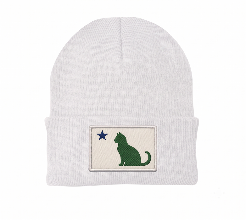 Maine Cat Flag Unlined Knit Beanie ROGUE LIFE Co. Beanies