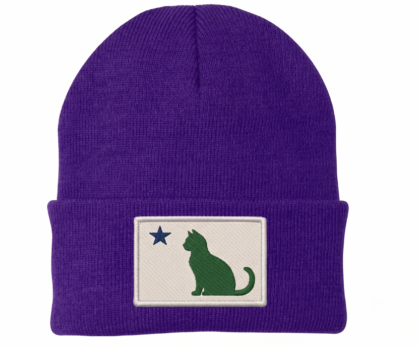Maine Cat Flag Unlined Knit Beanie ROGUE LIFE Co. Beanies