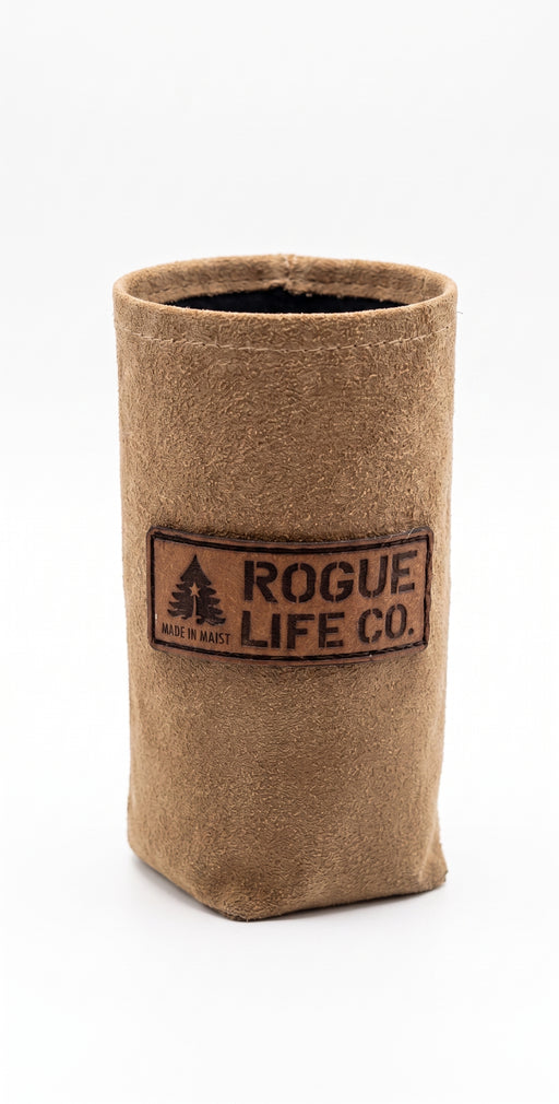 Handmade Waxed Cotton Beverage Holder ROGUE LIFE Co. Koozie