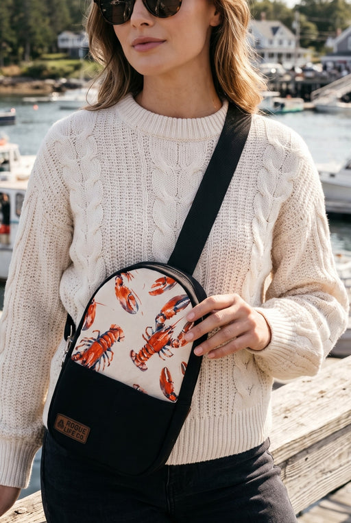 Watercolor Lobster Stella ROGUE LIFE Co. BAGS