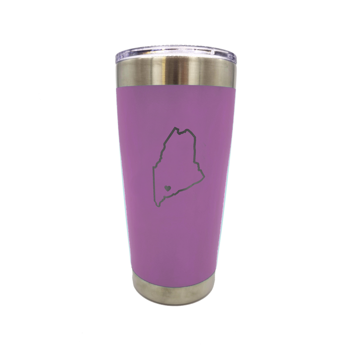 "Lewiston Strong" State with Lewiston Heart Insulated SS Tumbler Large