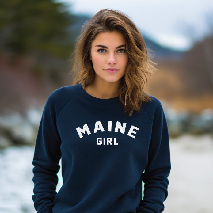 Adult Maine Girl Crewneck