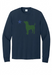 Maine Dog Flag Long Sleeve Tee ROGUE LIFE Co. Long Sleeve