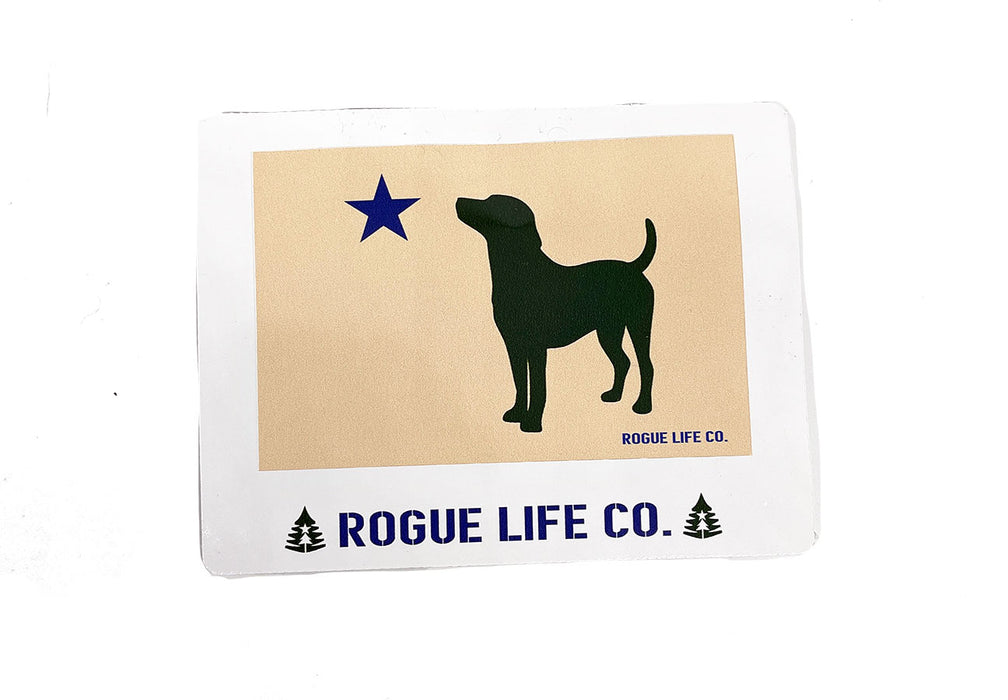 Maine Dog Flag Decal