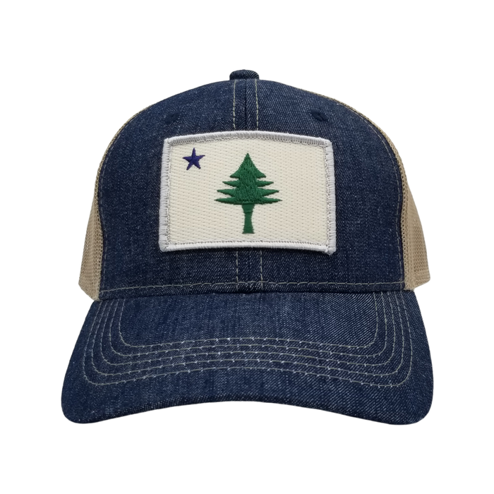 ME Flag Denim Trucker Hat