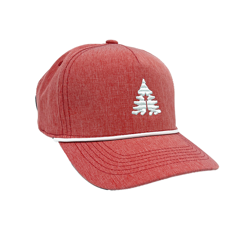 Embroidered Pine Tree Performance 5-Panel Rope Cap ROGUE LIFE Co. Hat