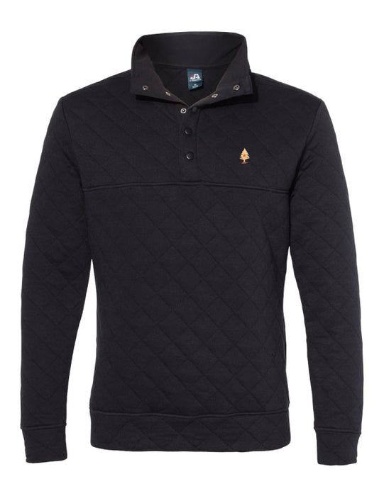 Quilted Snap Pullover