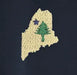 Maine Tree and Star Polo ROGUE LIFE MAINE T-shirt