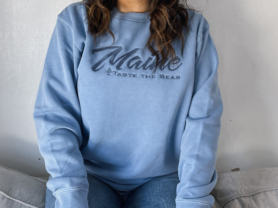 ME 'Taste The Seas' Embroidered Crewneck