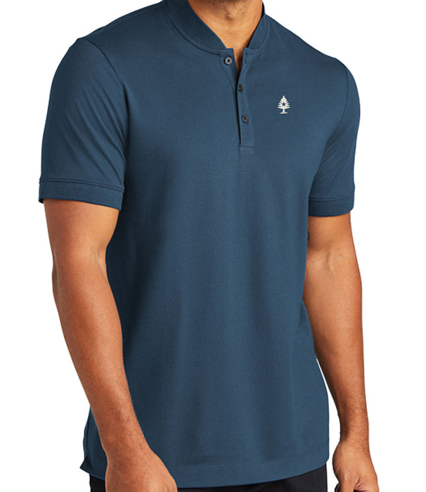 Stretch Pique Henley