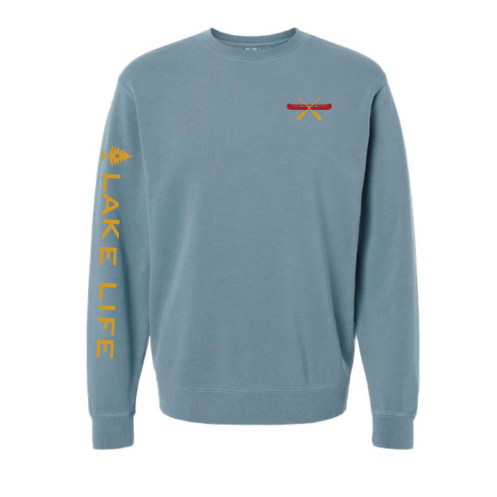 Lake Life Embroidered Crewneck