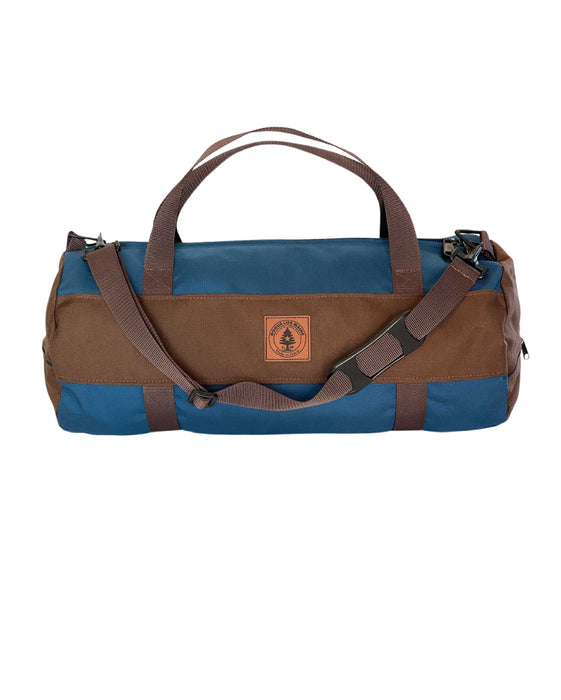 Squadron Medium Duffel Bag 60L - Navy/Brown